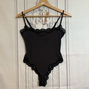 SKIMS sold n/a Fits Everybody Cami Bodysuit Black Size n/a